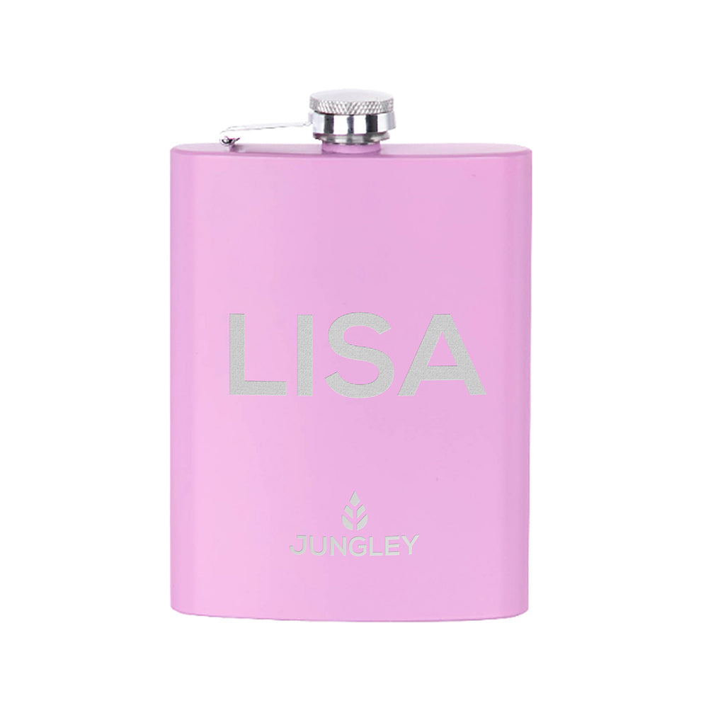 Personalised Stainless Steel Hip Flask