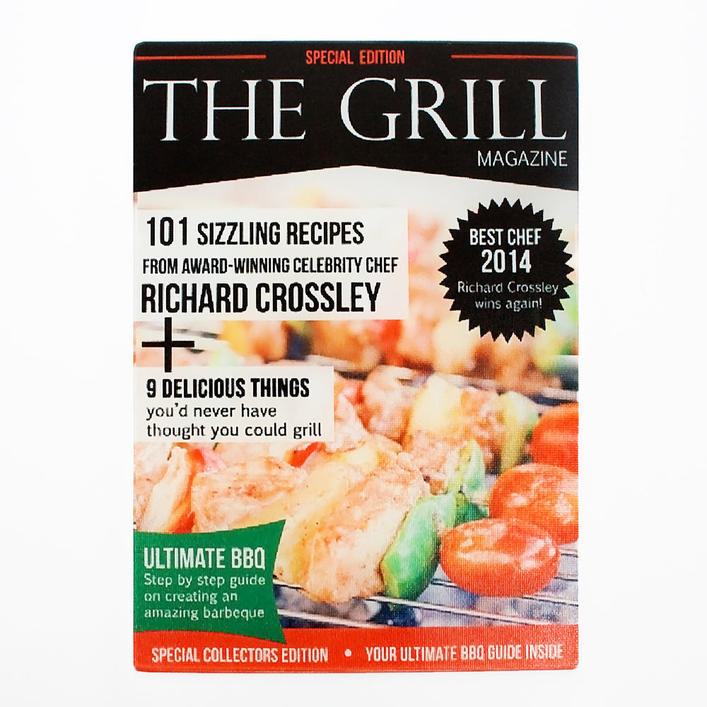 Personalised The Grill Magazine, Personalised Glass Chopping Board