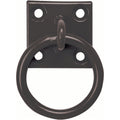 Tie Ring On Plate Black x10