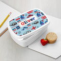 Personalised Personalised Boy's Patterned Lunch Box