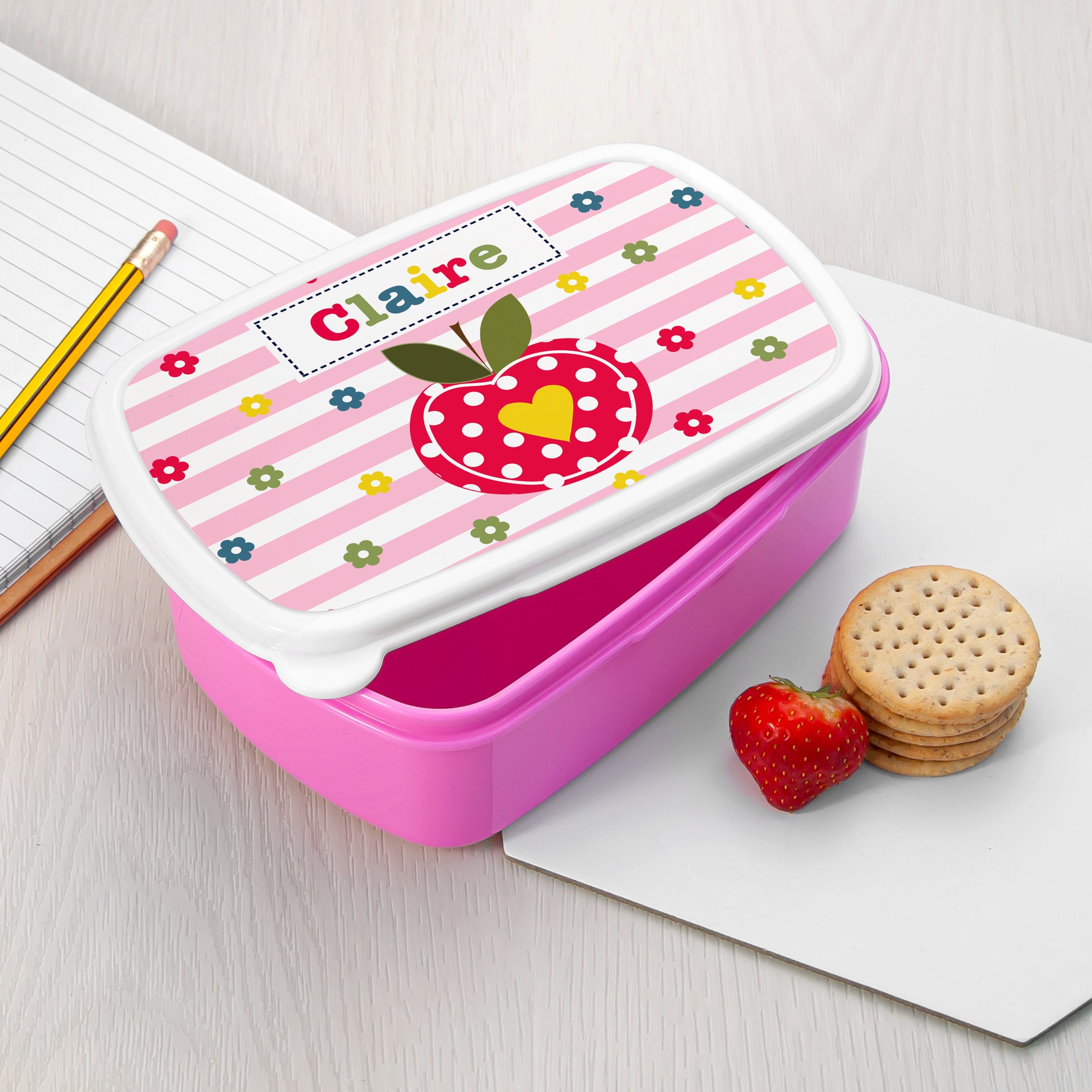 Personalised Personalised Girl's Lunch Box