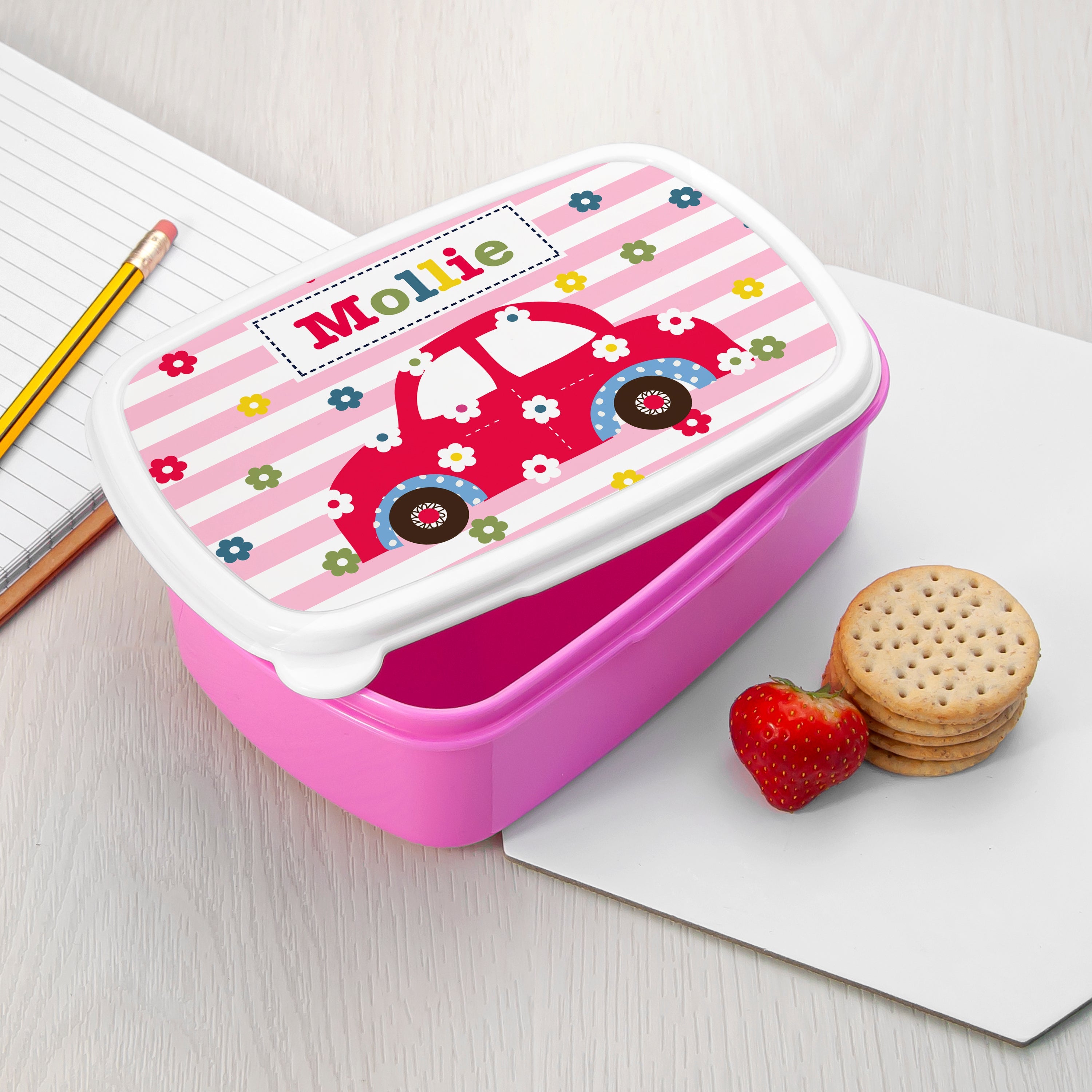 Personalised Personalised Girl's Lunch Box