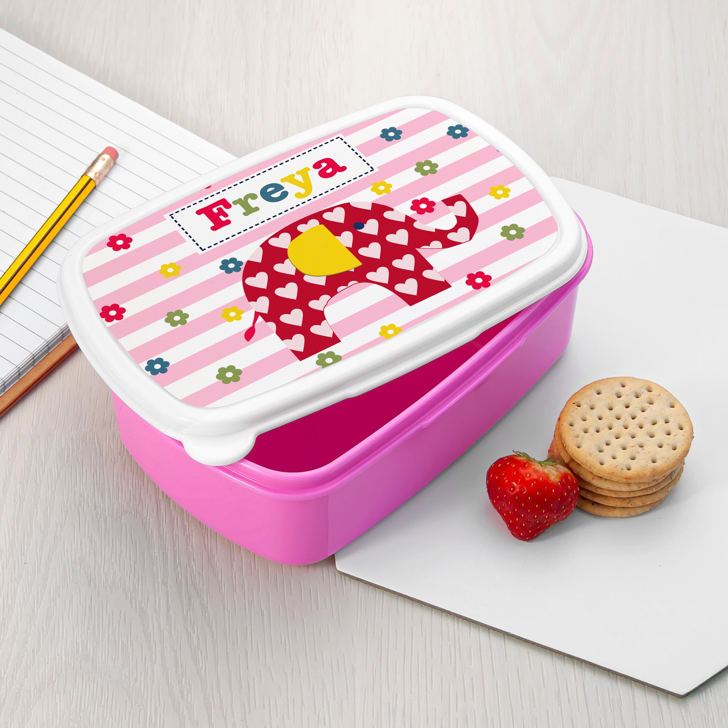 Personalised Personalised Girl's Lunch Box