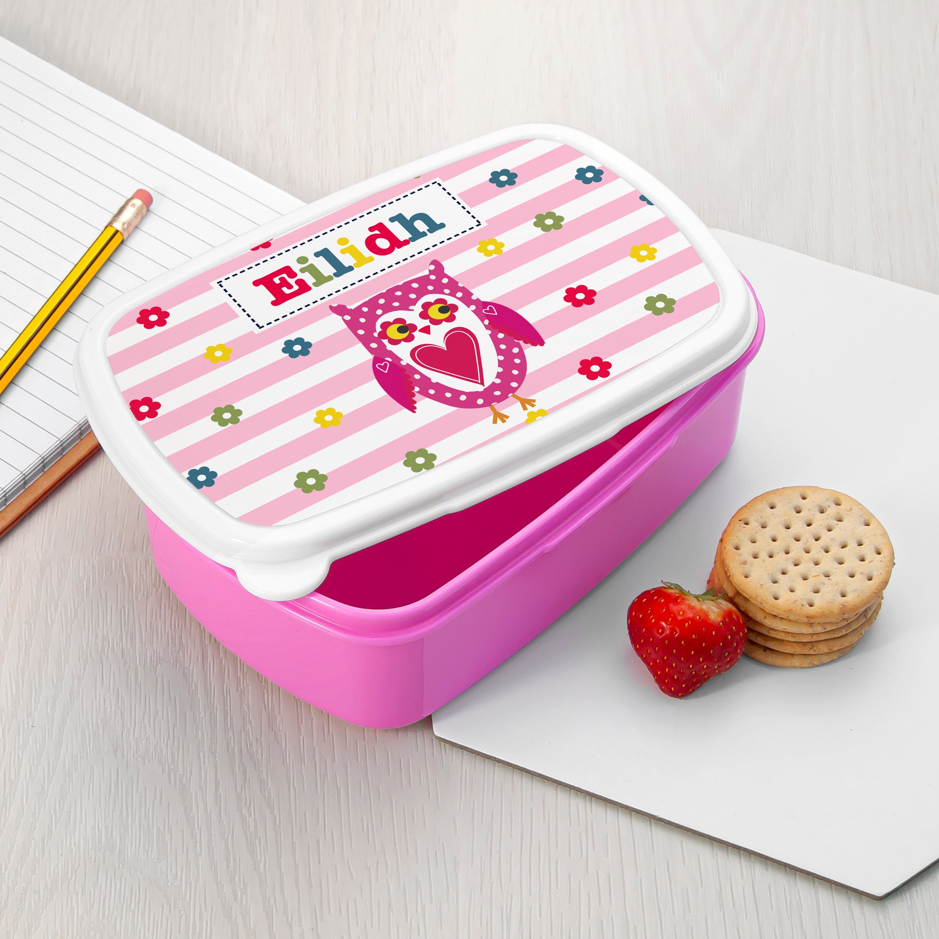 Personalised Personalised Girl's Lunch Box