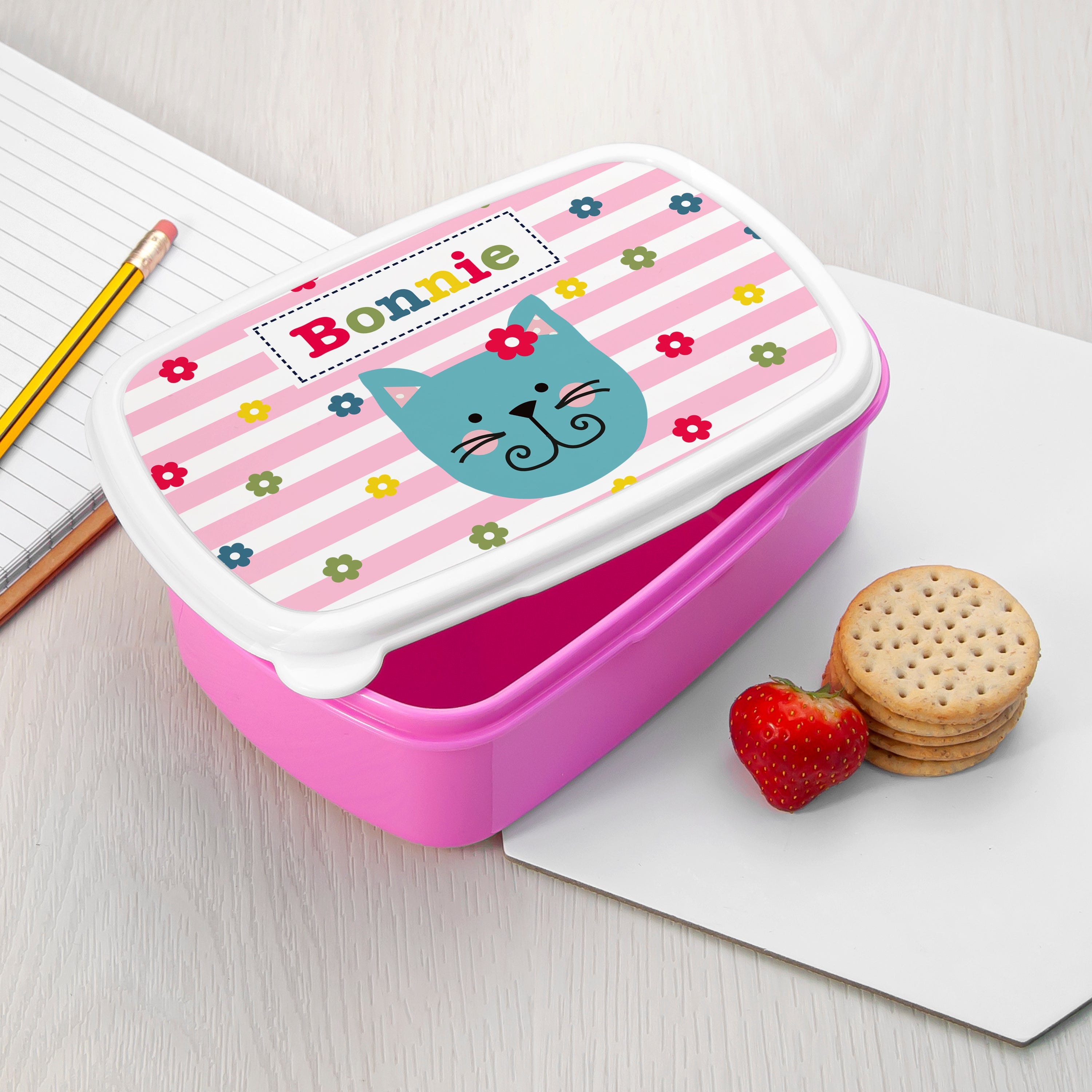 Personalised Personalised Girl's Lunch Box