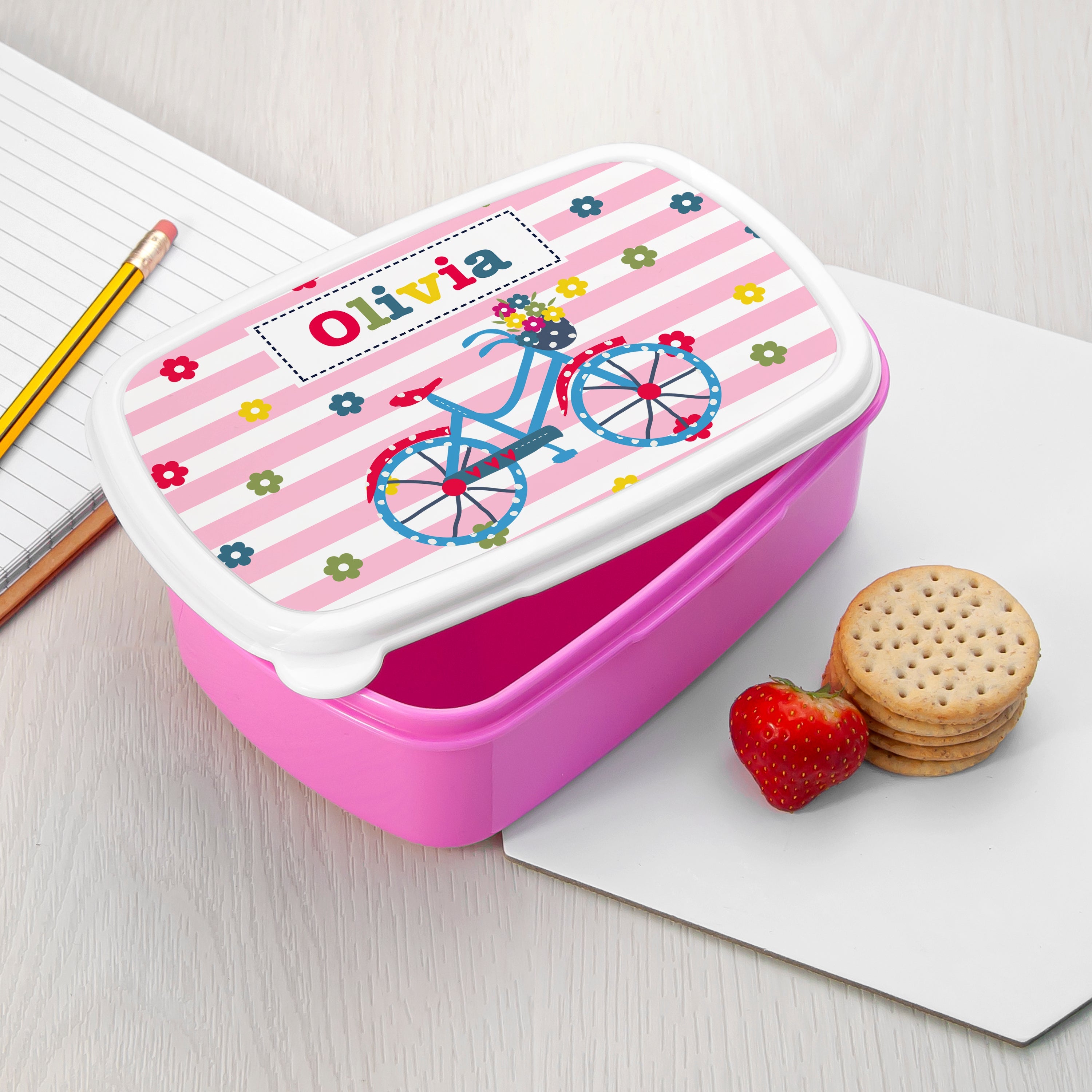 Personalised Personalised Girl's Lunch Box