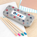 Personalised Personalised Boy's Metal Pencil Case Tin