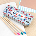 Personalised Personalised Boy's Metal Pencil Case Tin