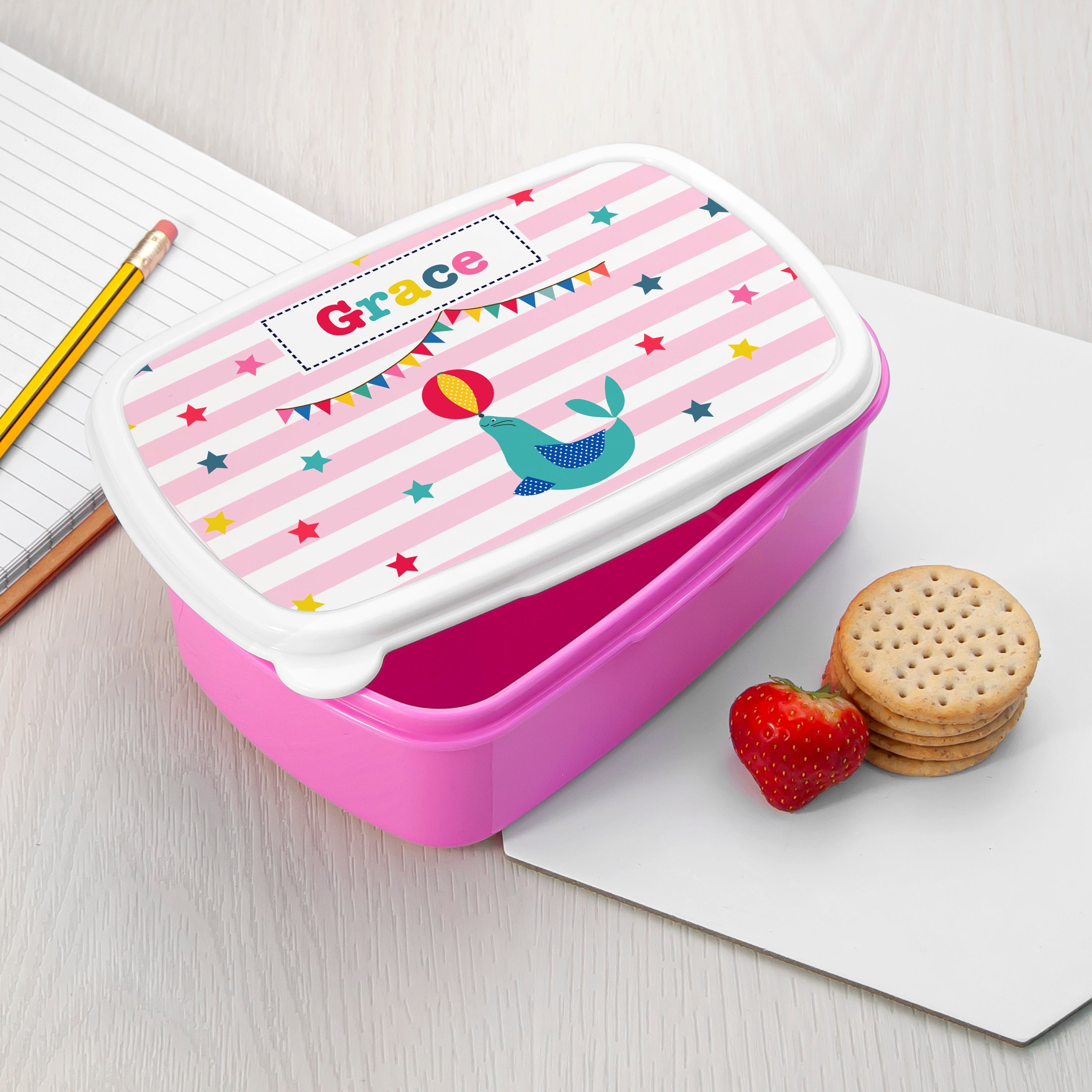 Personalised Personalised Kid's Circus Lunch Box
