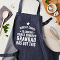 Personalised Personalised Blue Denim Cooking Apron