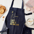 Personalised Personalised Blue Denim Can Cook It Apron