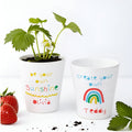Personalised Personalised Child's Rainbow Plant Pot