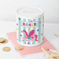 Personalised Personalised Unicorn Money Box