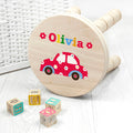 Personalised Personalised Kid's Cute Car Wooden Stool