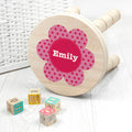 Personalised Personalised Kid's Flower Wooden Stool