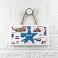 Personalised Personalised Kid's Transport White Door Sign