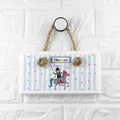 Personalised Personalised Kid's Knight White Door Sign