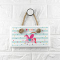Personalised Personalised Kid's Unicorn White Door Sign