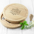 Personalised Traditional Couple's Cheese Set