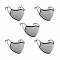 Treat Republic Colour Range Comfort-Fit Face Covering - Pack of 5