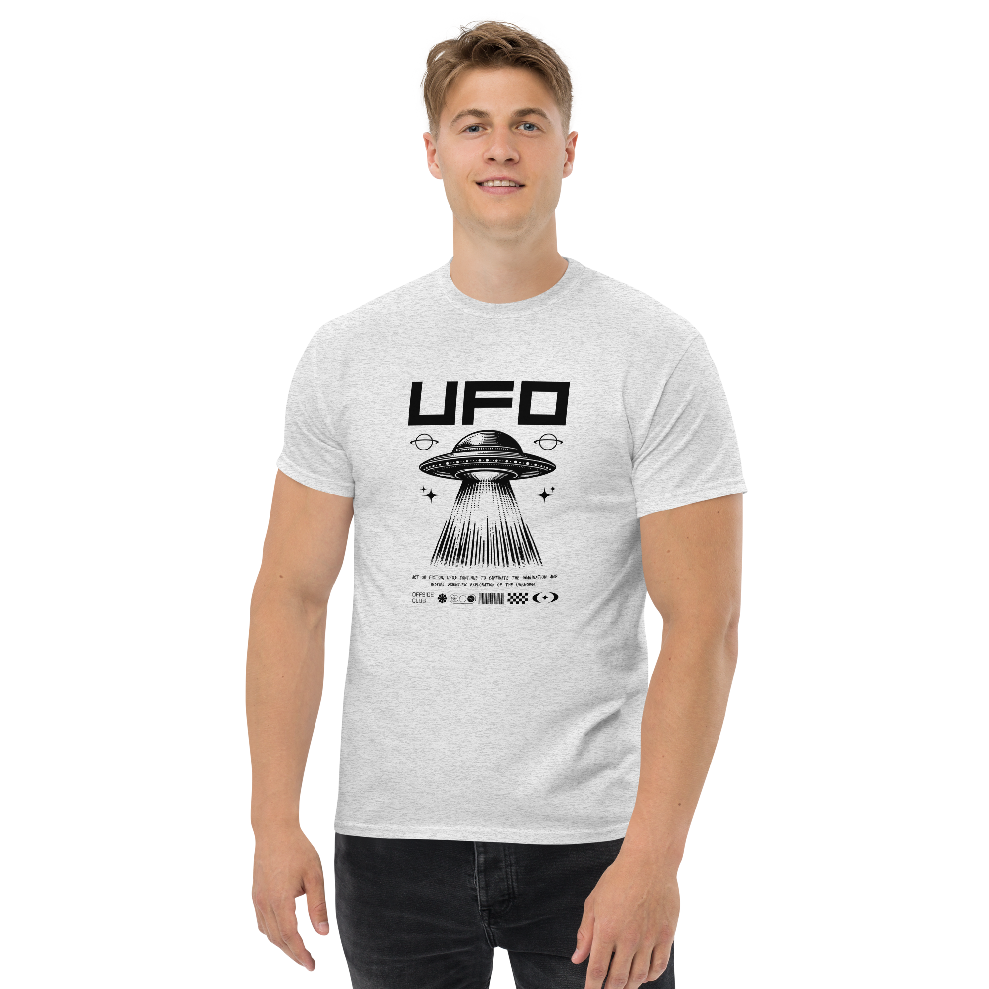 UFO Discovery Graphic Tee - Unleash Your Cosmic Style with Retro Sci-Fi Vibes