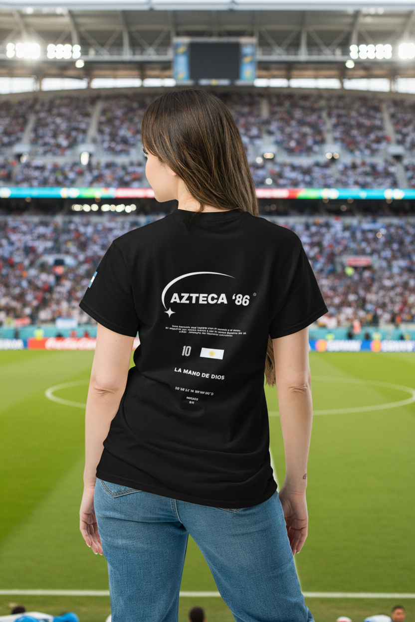 AZTECA ’86 T-Shirt - La Mano de Dios Tribute Tee