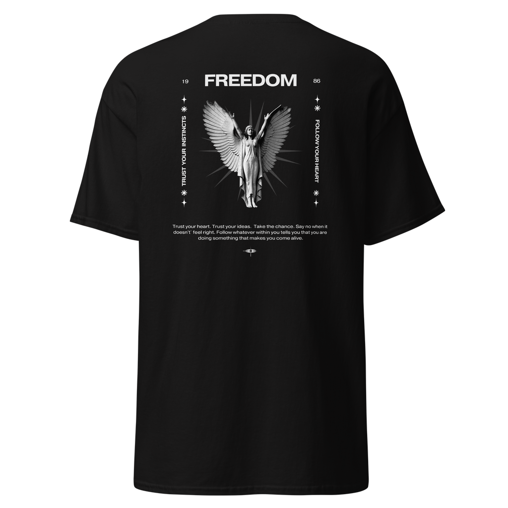 Freedom Angel Graphic Tee - Embrace Your Spirit Unisex Design