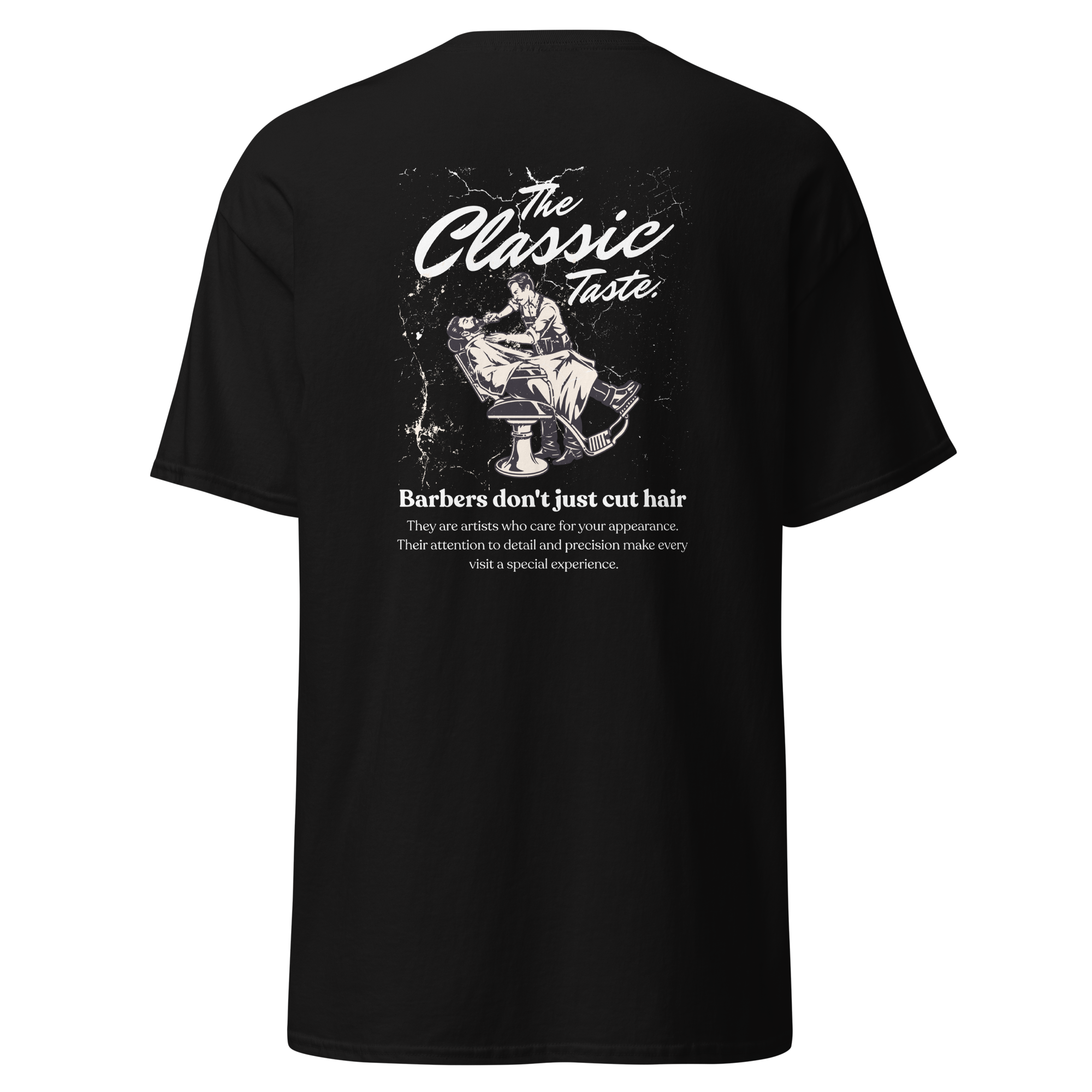 Classic Barber Graphic Tee - Timeless Style for Every Grooming Enthusiast
