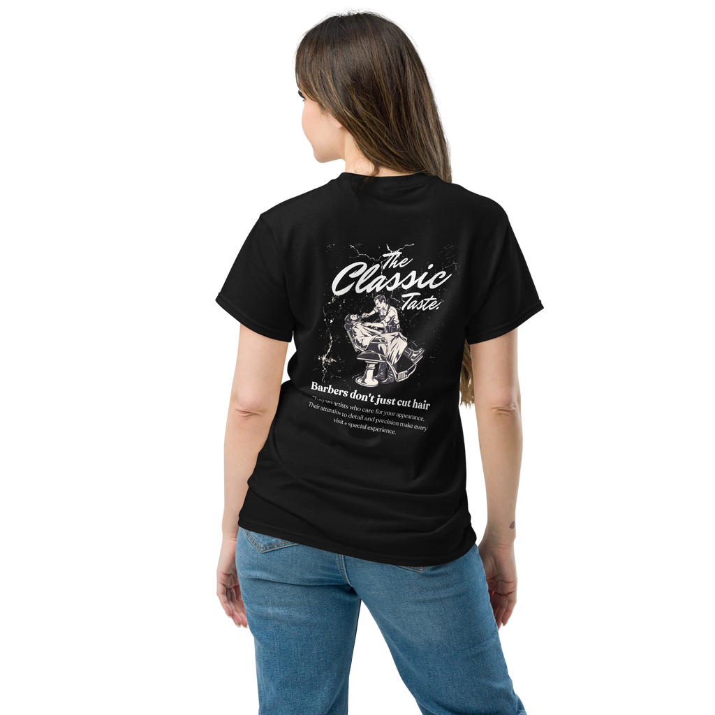 Classic Barber Graphic Tee - Timeless Style for Every Grooming Enthusiast