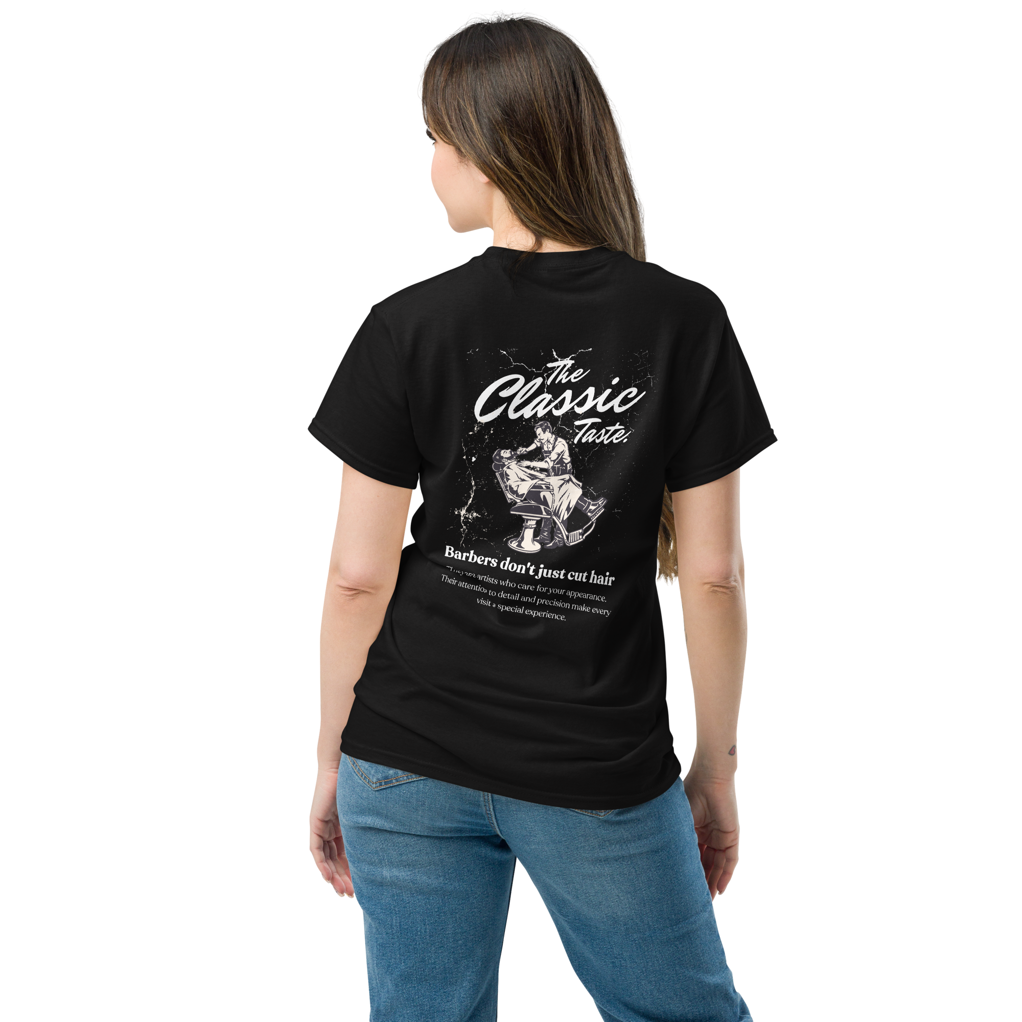 Classic Barber Graphic Tee - Timeless Style for Every Grooming Enthusiast