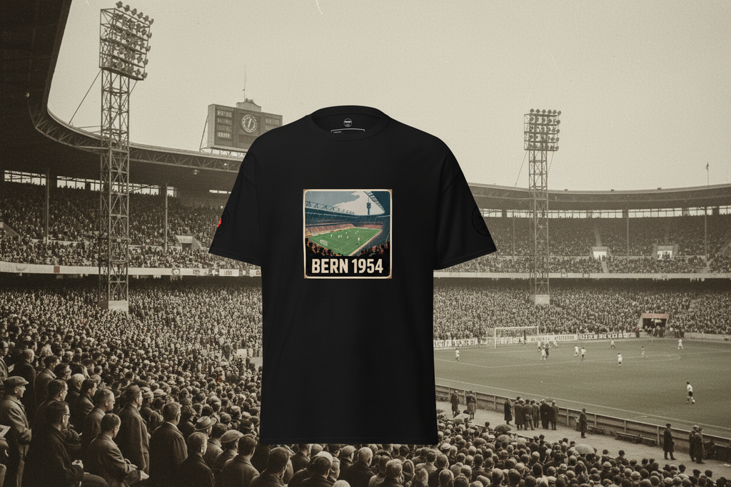 Football Immortality T-Shirt - The Miracle of Berne Design