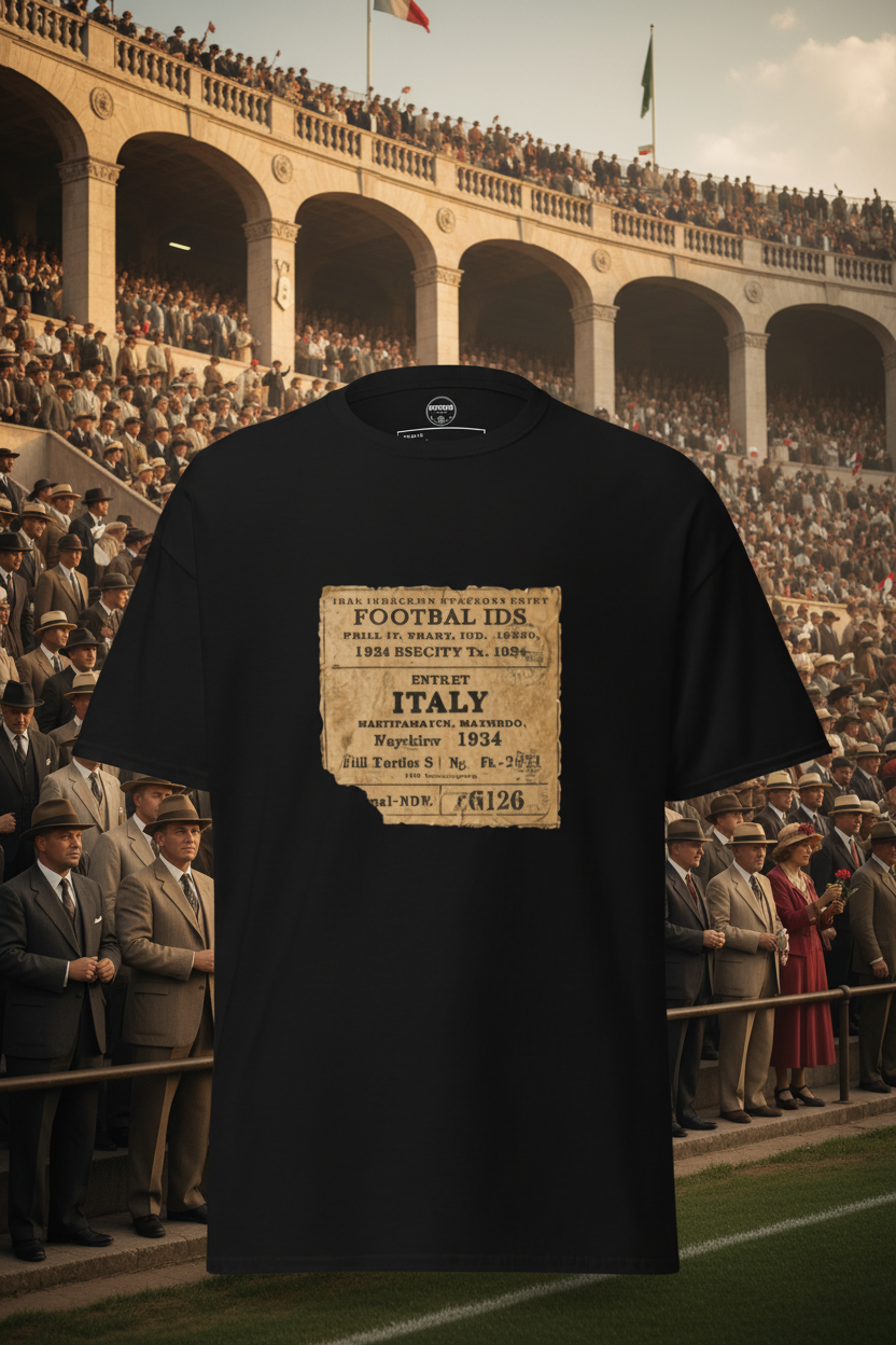 Italy 1934 Vintage Football Shirt - Classic Retro Tee