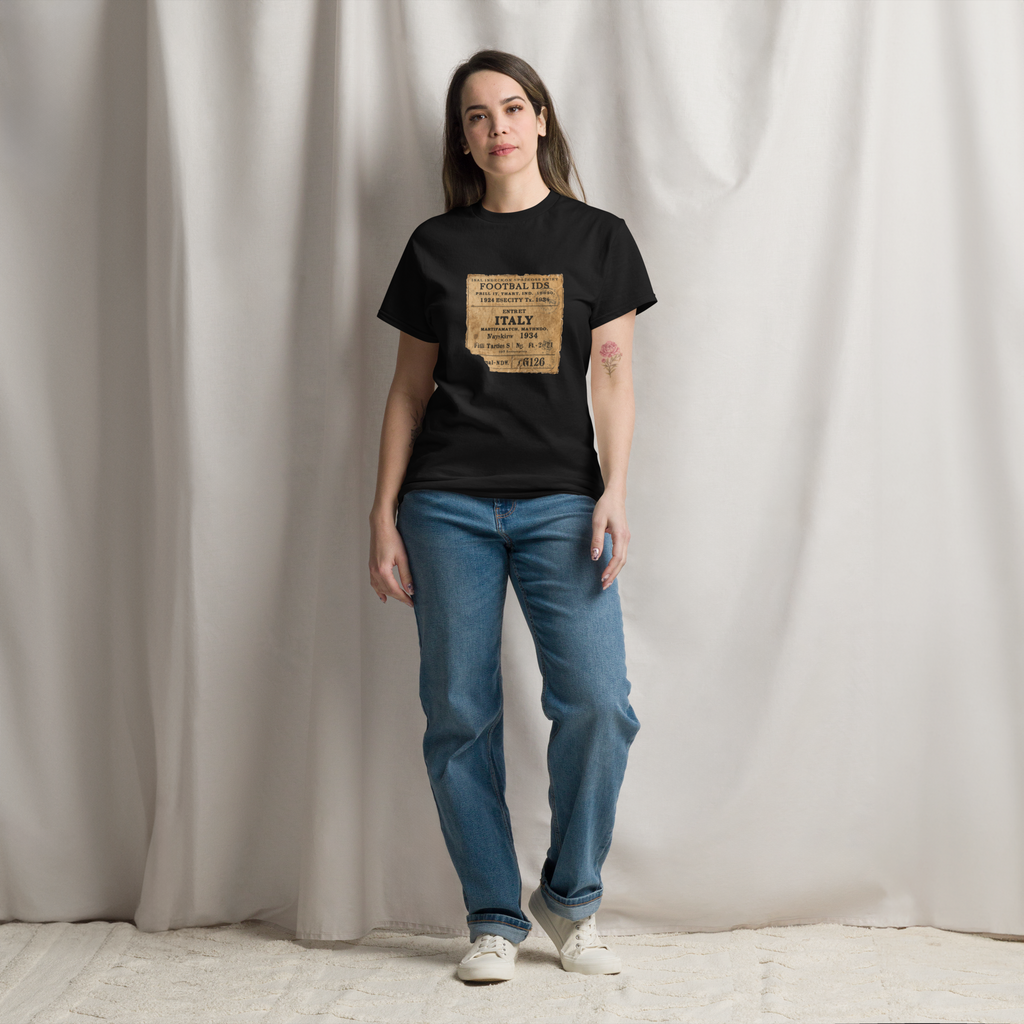 Italy 1934 Vintage Football Shirt - Classic Retro Tee