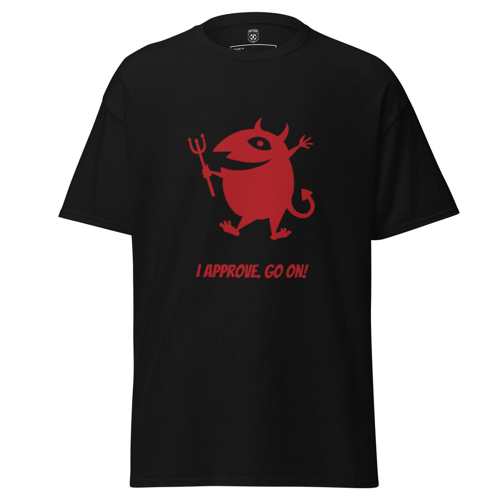 Devil Graphic Tee - I Approve, Go On!