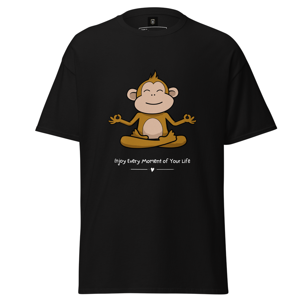 Zen Monkey Yoga T-Shirt for Meditation and Mindfulness