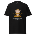 Zen Monkey Yoga T-Shirt for Meditation and Mindfulness