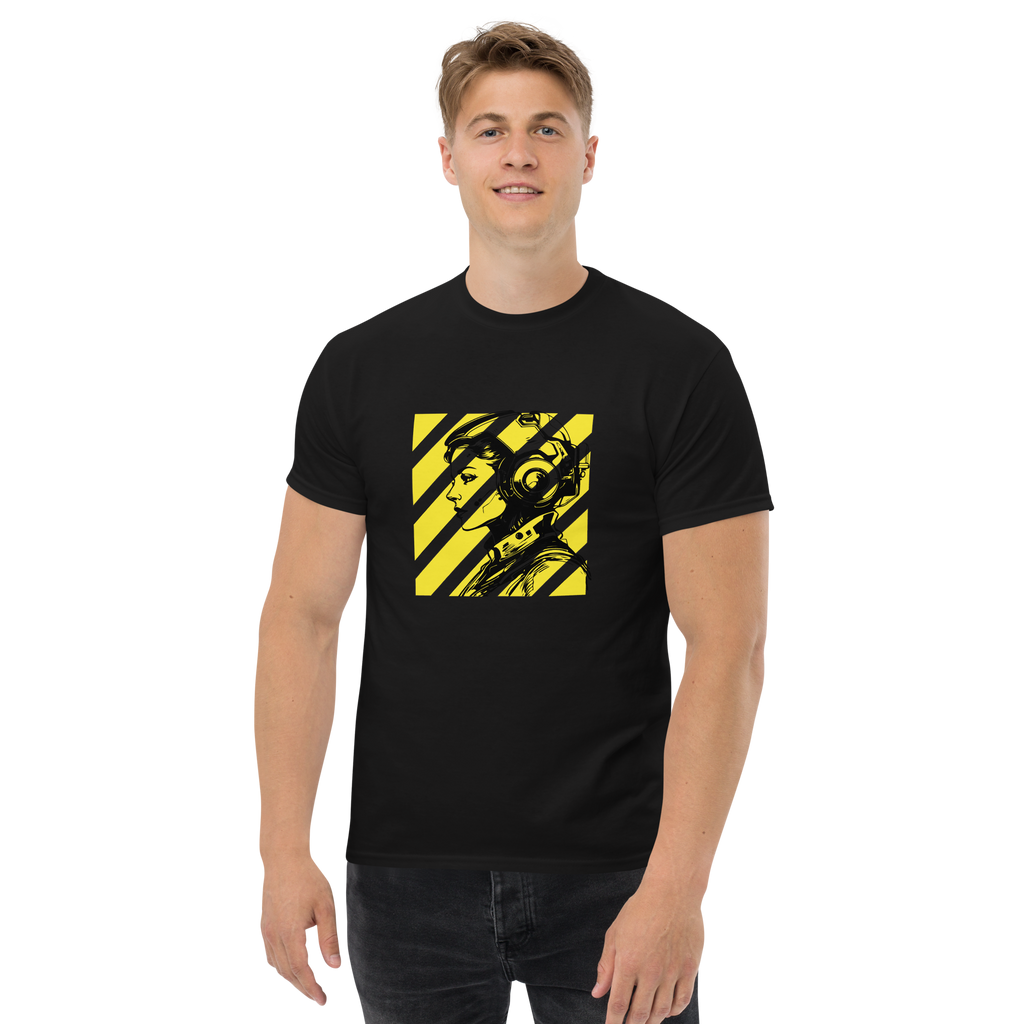 Futuristic Sci-Fi Shirt: Embrace Your Unique Style with a Bold Portrait Design