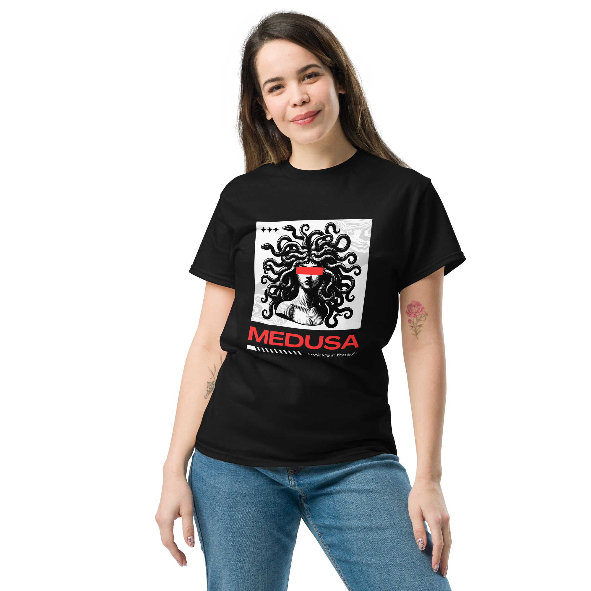 Medusa Graphic Tee - Look Me In The Eyes