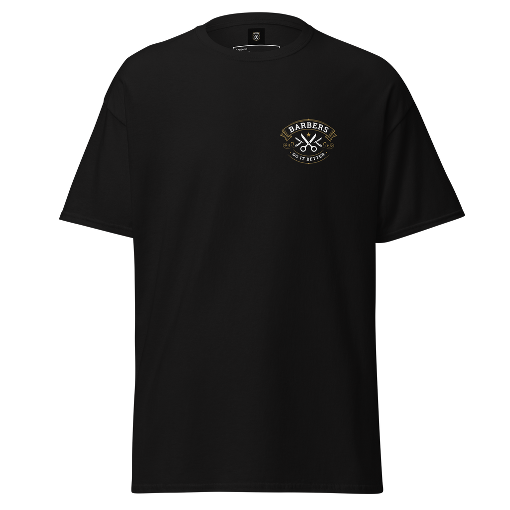 Classic Barber Graphic Tee - Timeless Style for Every Grooming Enthusiast