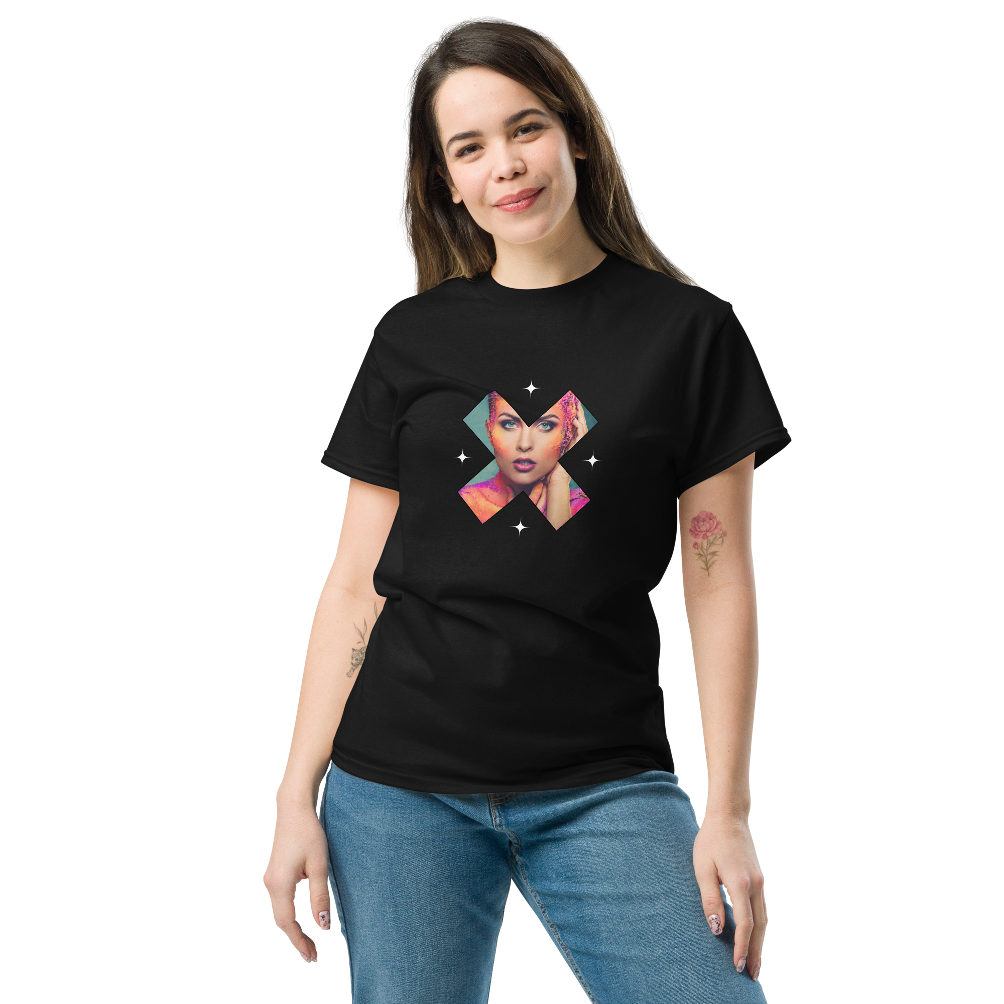 Cyber Muse Tee - Stylish Comfort for the Modern Trendsetter