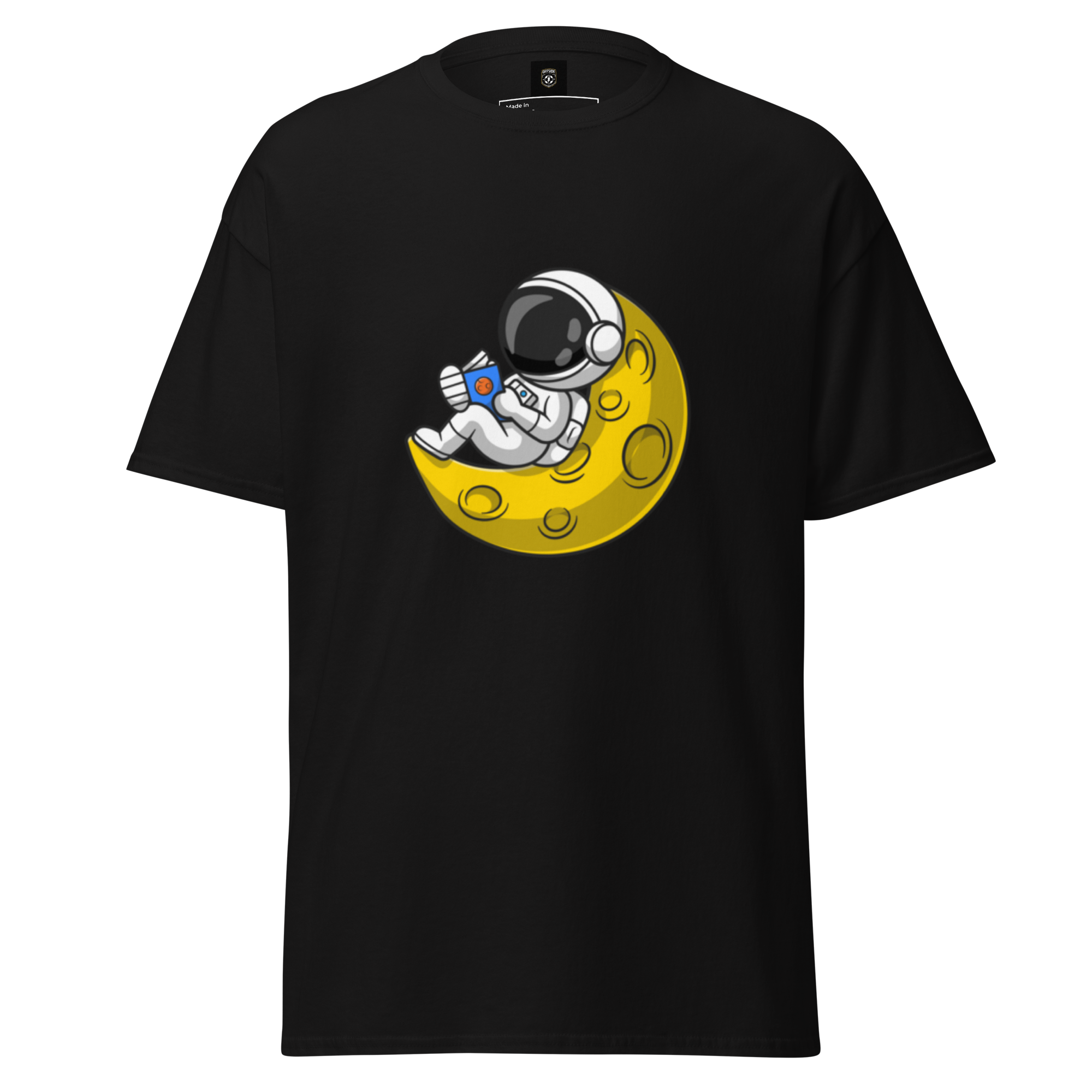 Lunar Reader Tee - Stylish Graphic Tee for Book Lovers