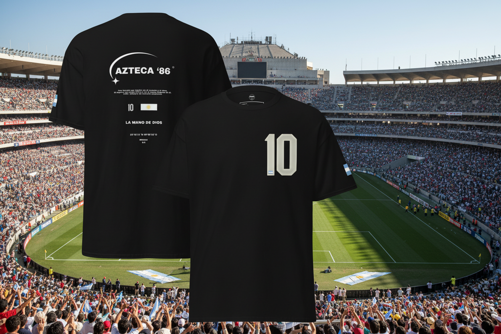 AZTECA ’86 T-Shirt - La Mano de Dios Tribute Tee
