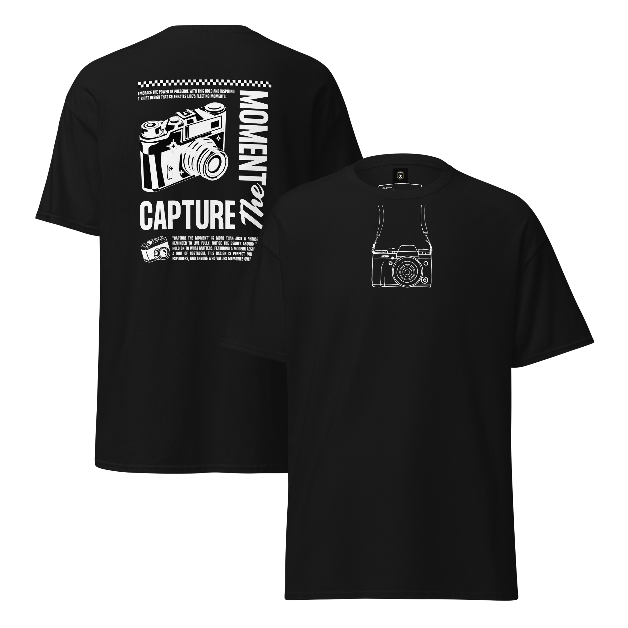 Capture The Moment Tee - Unforgettable Graphic T-Shirt for Every Occasion