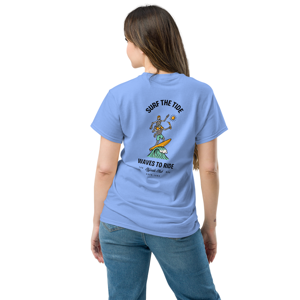 Surf The Tide Men's Surfing Graphic Tee