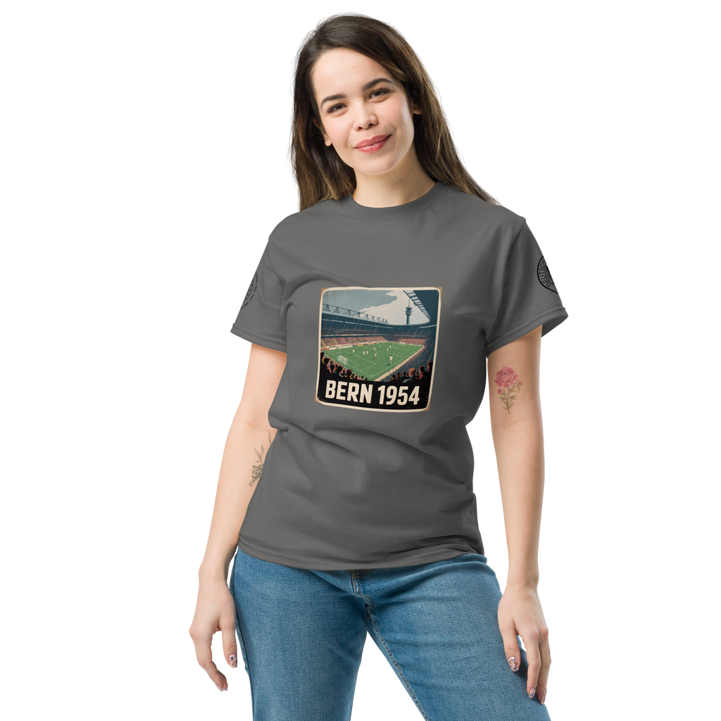 Football Immortality T-Shirt - The Miracle of Berne Design