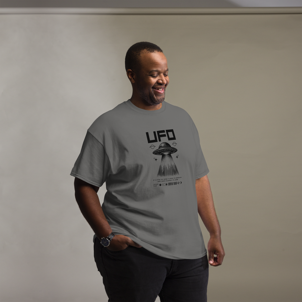 UFO Discovery Graphic Tee - Unleash Your Cosmic Style with Retro Sci-Fi Vibes