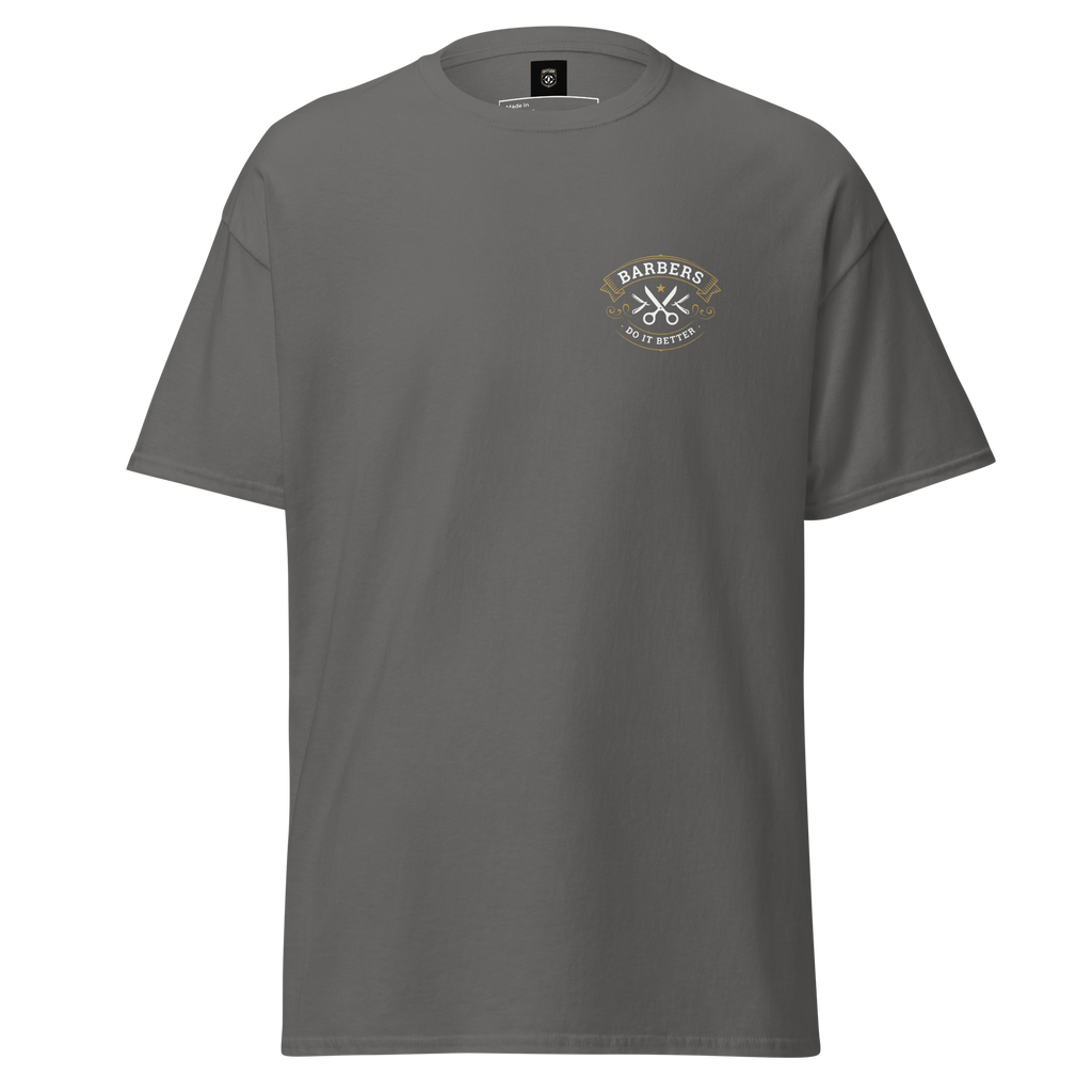 Classic Barber Graphic Tee - Timeless Style for Every Grooming Enthusiast