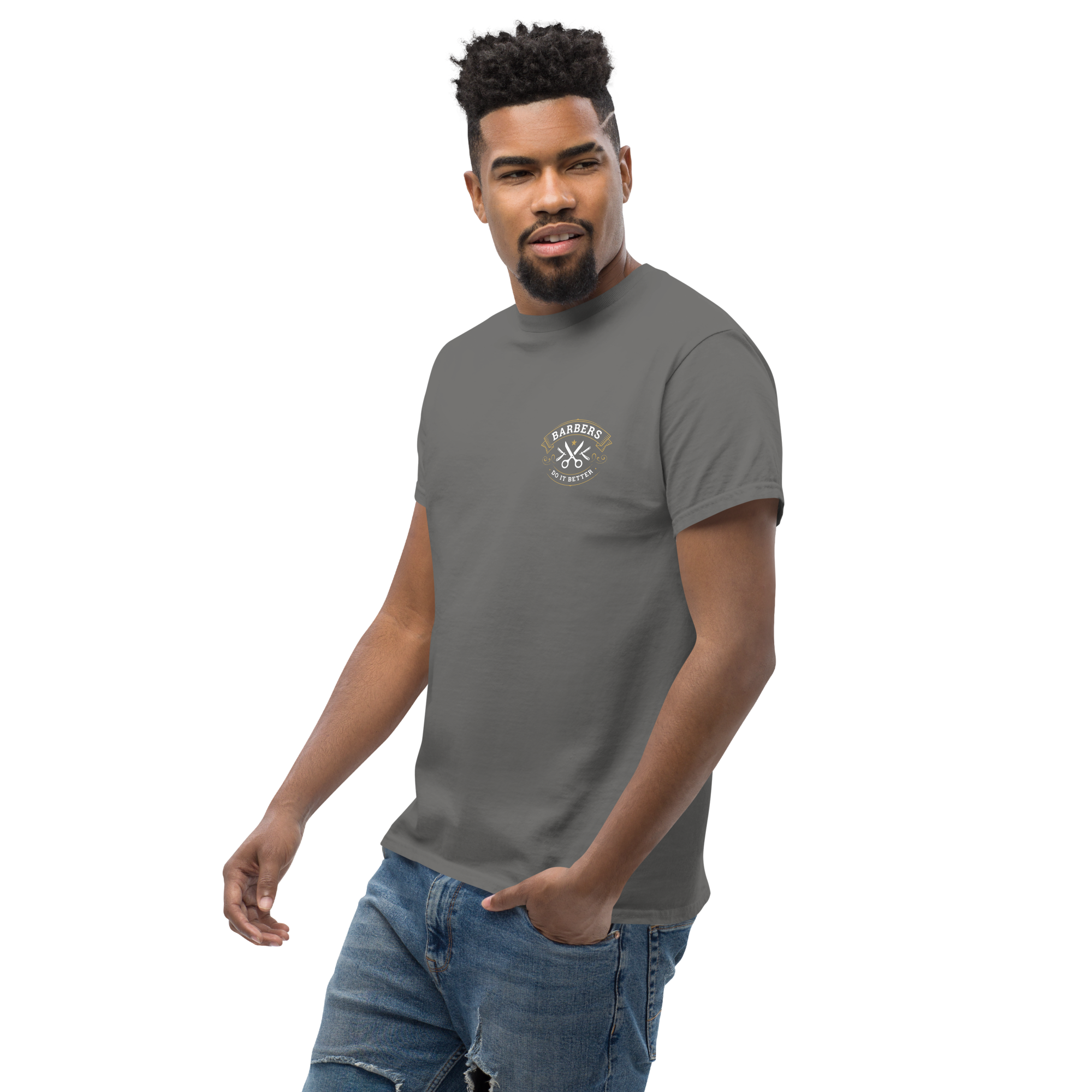 Classic Barber Graphic Tee - Timeless Style for Every Grooming Enthusiast