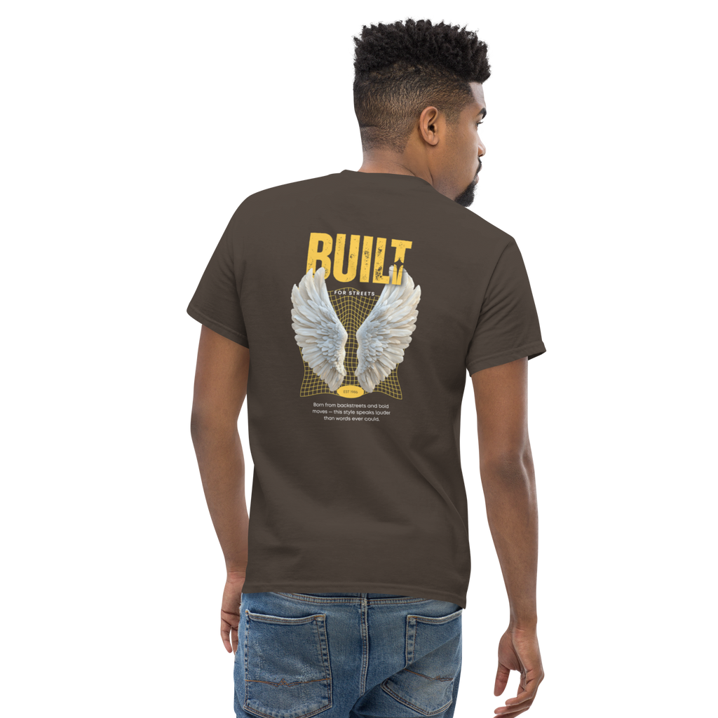 BUILT For Streets Angel Wings Graphic Tee for Stylish Comfort