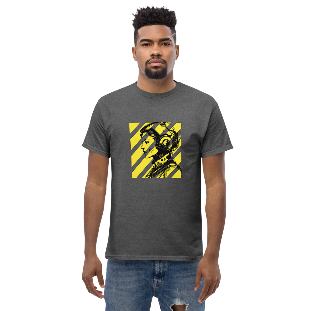 Futuristic Sci-Fi Shirt: Embrace Your Unique Style with a Bold Portrait Design